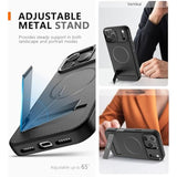 Magnetic For Iphone 17 Pro Case With Stand[Compatible With Magsafe] Slim Invisible Kickstand, Protective Anti-Fingerprint Phone Cove For Iphone 17 Pro Case 6.3", Black