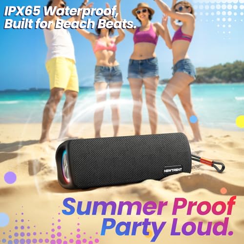 Spark Lite Portable Bluetooth Speaker with Pro-Level Waves Audio & IPX65 Waterproof for Ultimate Summer Vibes