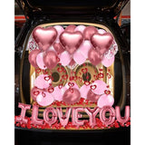 Valentines Day Balloons Kit With Rose Gold Pink Heart Balloons Rose Pe
