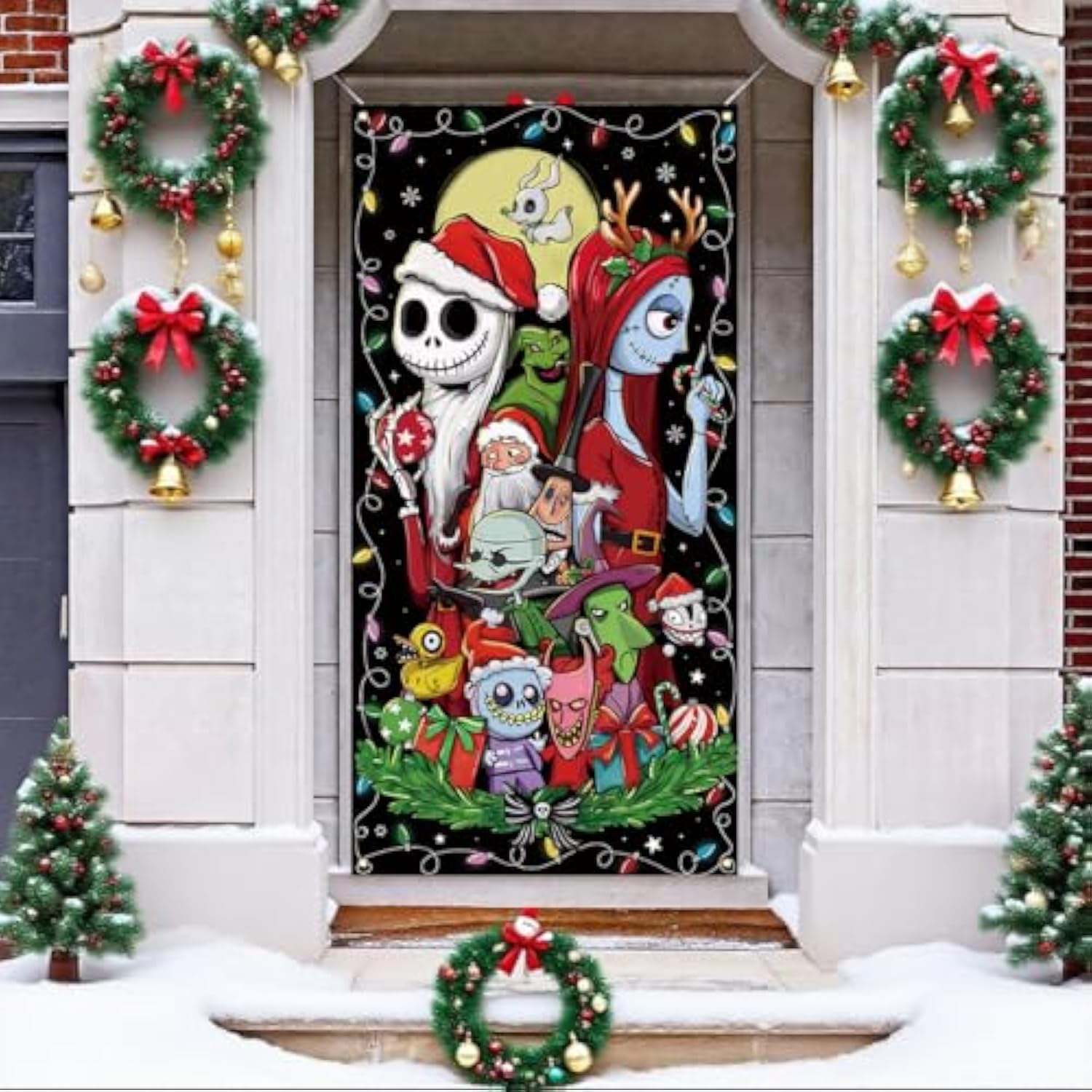Christmas Banner Navidad Backdrop Sign Winter Xmas Decor Merry Christmas Decorations For Home
