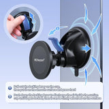 Magnetic Shower Mirror Phone Holder, Reusable Rotating Mount for All Phones