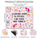 I Work Hard So My Dog Can Have Nice Things Funny Mouse Pad For Desk, Dog Lover Gifts, Cute Mousepad Gifts For Dog Mom Friend, Office Gifts For Colleagues Pet Lover, New Job Gifts For Intern