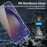 3 Pack Privacy Screen Protector For Samsung Galaxy A54 5G, Tempered Glass Film, 9H Hardness, Anti-Scratch, Premium Hd Clarity, Case Friendly, Easy Installation