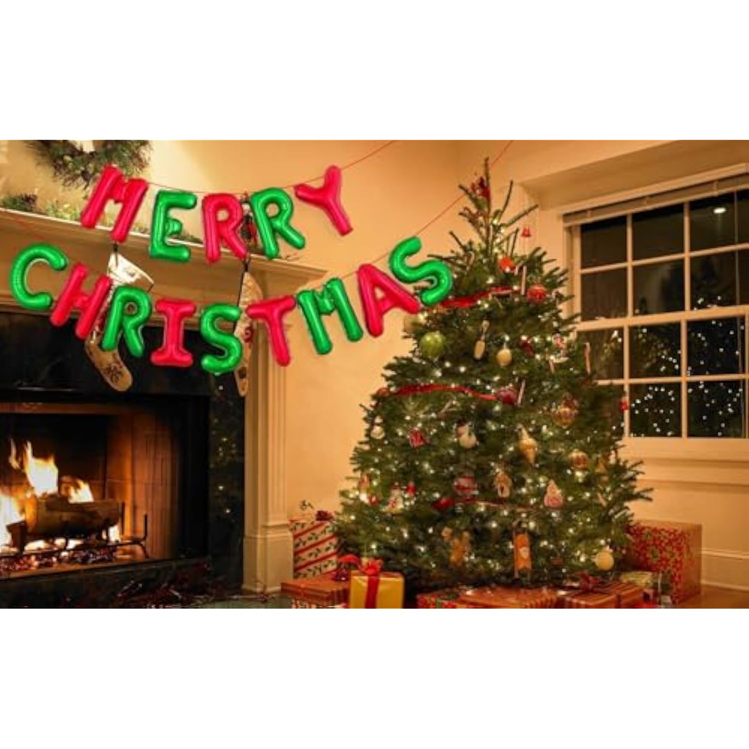 Merry Christmas Balloons Banner Merry Christmas Letter Balloons Sign Xmas Balloons For Christmas Party Decorations