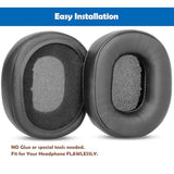 Professional Earpads Cushion Replacement Compatible With Panasonic Rp Ht460 Rp-Ht460 Headphone Ear Pads With Skin-Friendly Leather And Memory Foam