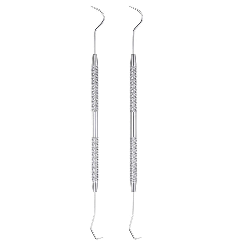 2Pcs Double Sided Wax Clay Sculpting Tool Stainless Steel Hook Pick Sculpting