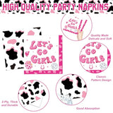 131PCS Cowgirl Birthday Party Supplies Set, Plates, Napkins, Cups & Decor for 24 Guests