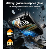 '-4 Pack For Iphone 15/Iphone 16 Screen Protector[6.1"] 9H+ Hardness 12Ft Military Grade Shatterproof Long Durable Tempered Glass Film With Flawless Fit Box, Hd Clear, Scratch Resistant
