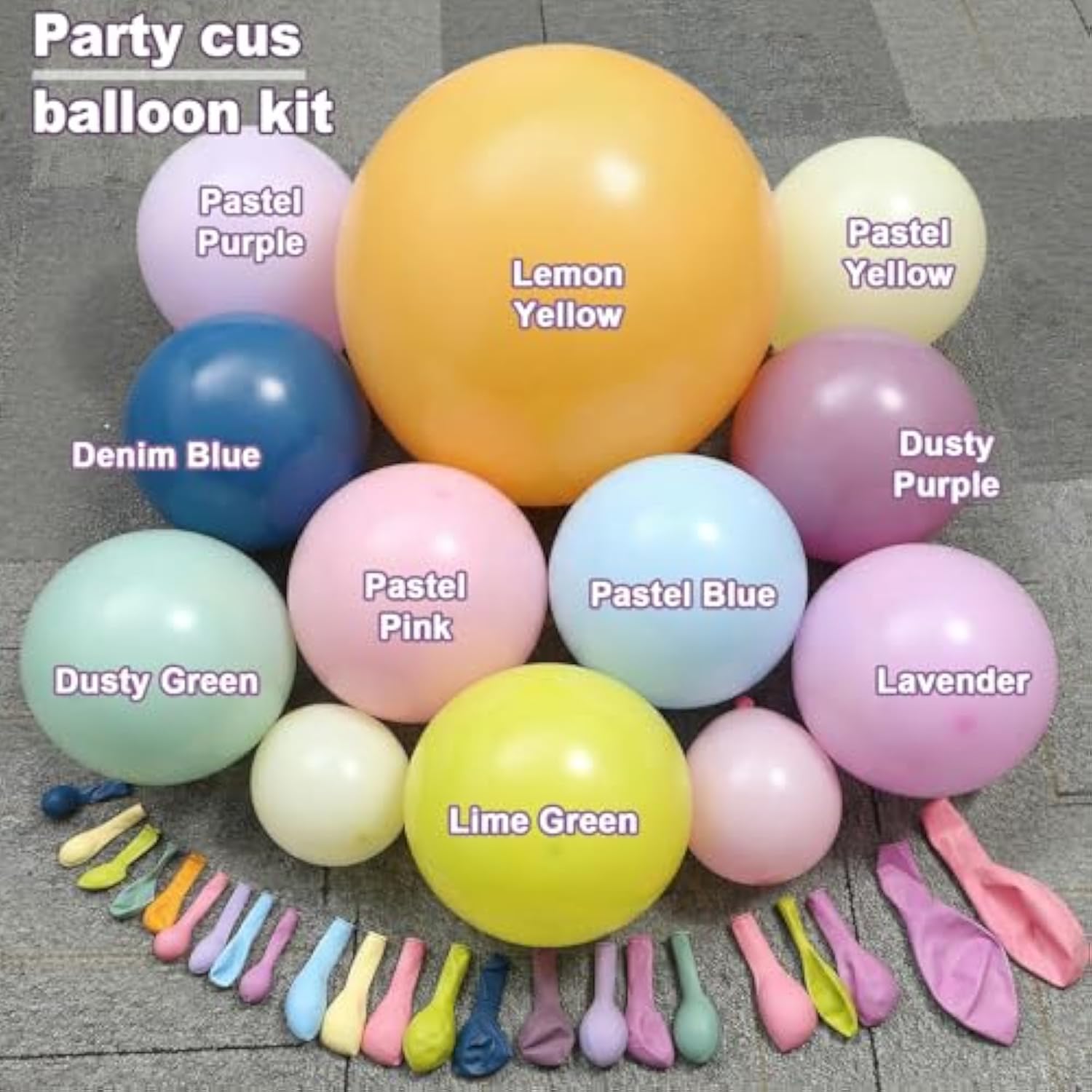 182 Pcs Pastel Pink And Purple Balloon Arch Garland Kit, Fairy Birthday Decorations With Pink Lavender Purple Blue Yellow Green Balloons For Baby Shower Spring Garden Tea Party Wedding Decor