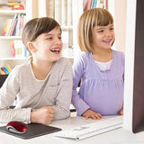 Mini Wireless Usb Mouse Portable Tiny Small Cordless Mice Ergonomic Design 2.4Ghz 1000Dpi For Kids Children Small Hands For Travel Business Trips For Windows/Ios/Android Laptop Pc(Red)