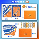 24 Pack Dart War Birthday Invitations Nerf Dart War Gun Party Invitation Cards, 24 Pack Dart War Sticker Labels, 24 Envelopes Dart War Nerf Party Supplies For Boys Kids Birthday Party