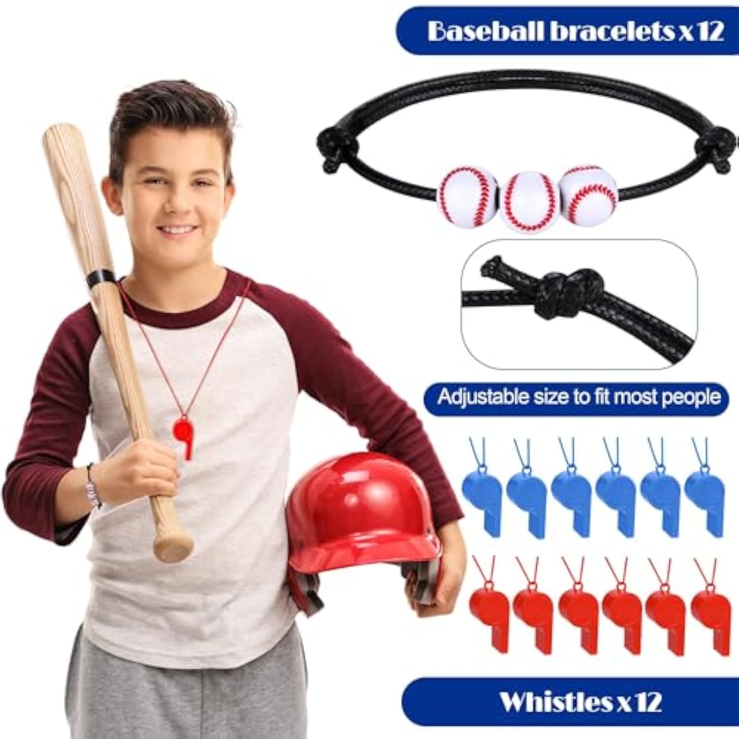 144 Pieces Baseball Theme Party Favors With Inflatable Bats Stress Baseballs Keychains Stickers Whistle Medals Bracelets Tote Bags For Sport Party Baseball Decorations Birthday Gifts