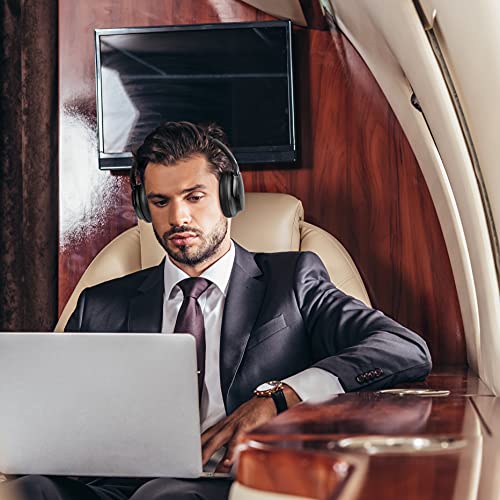 Krave HD HP7850HD Bluetooth Headphones, Wireless Headphones, Over-Ear Headphones, CVC 8 Noise Cancelling, 40-Hour Playtime, Type C Fast Charging,