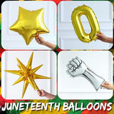 Juneteenth Decoration Balloon Garland Arch Kit,152Pcs Red Black Green