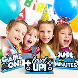 Video Game Party Centerpiece Table Level Up Birthday Decorations Gamer