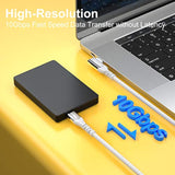 100W Usb C To Type C 90 Degree Cable 10Ft, Usb 3.1 Gen 2 10Gbps Data 5A Power