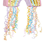 Rainbow Pull String Pinata For Pastel Birthday Decorations, Gender Reveal Party Supplies, And Birthday Party (Small, 16.5 X 10 X 3 In)