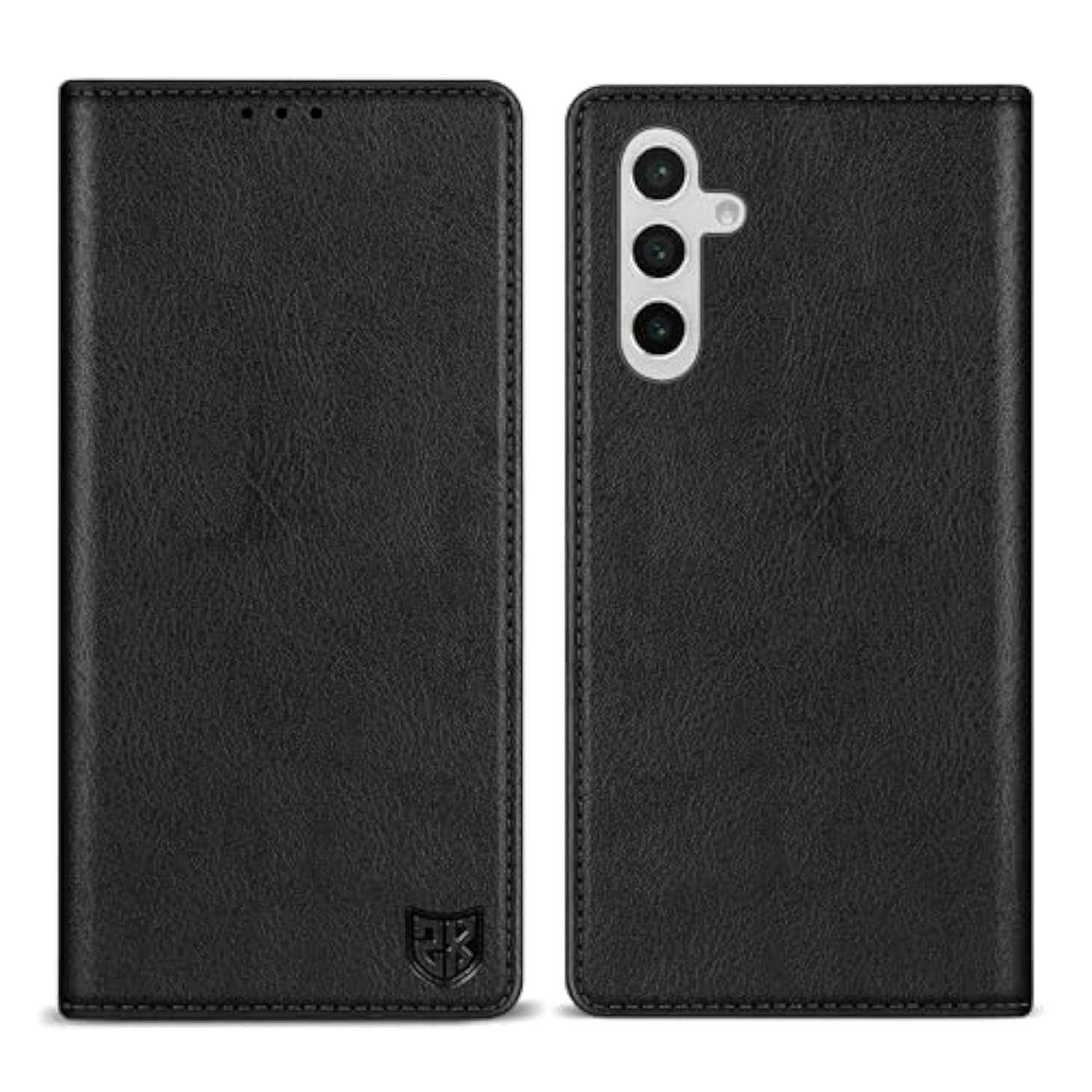 For Samsung Galaxy S25 Wallet Case With [Rfid Blocking] Card Slot Stand Strong Magnetic Leather Flip Fold Protective Phone Case For Samsung Galaxy S25 Case Wallet(Black-6.2 Inch)