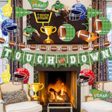 34Pcs Football Party Decorations: Super Bowl & Game Day Supplies for Birthdays