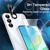 JETech Screen Protector for Samsung Galaxy A16 5G / 4G 6.7-Inch with Camera Lens Protector, Tempered Glass Film, HD Clear, 2-Pack Each