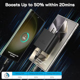 S25 S24 S23 S22 Ultra Charger, 45W Usb-C Super Fast Charger Type C Pps/Pd Wall Charging Block For Samsung Galaxy S25/S24/S23/S22 Ultra/S22 Plus/S20 Ultra/Note 10+, Galaxy Tab(6.6Ft Cable, Black)