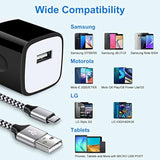 Micro Usb Wall Charger Android Charger Cable, 6Ft Fast Charging Micro Usb Cord One Port Charger Cube For Lg Stylo 3 2, Stylus 3 2, K50 K40 K30 K31 K20 V10 W30 Q6 G4 G3 G2, X Power/X Power2 /X Power 3