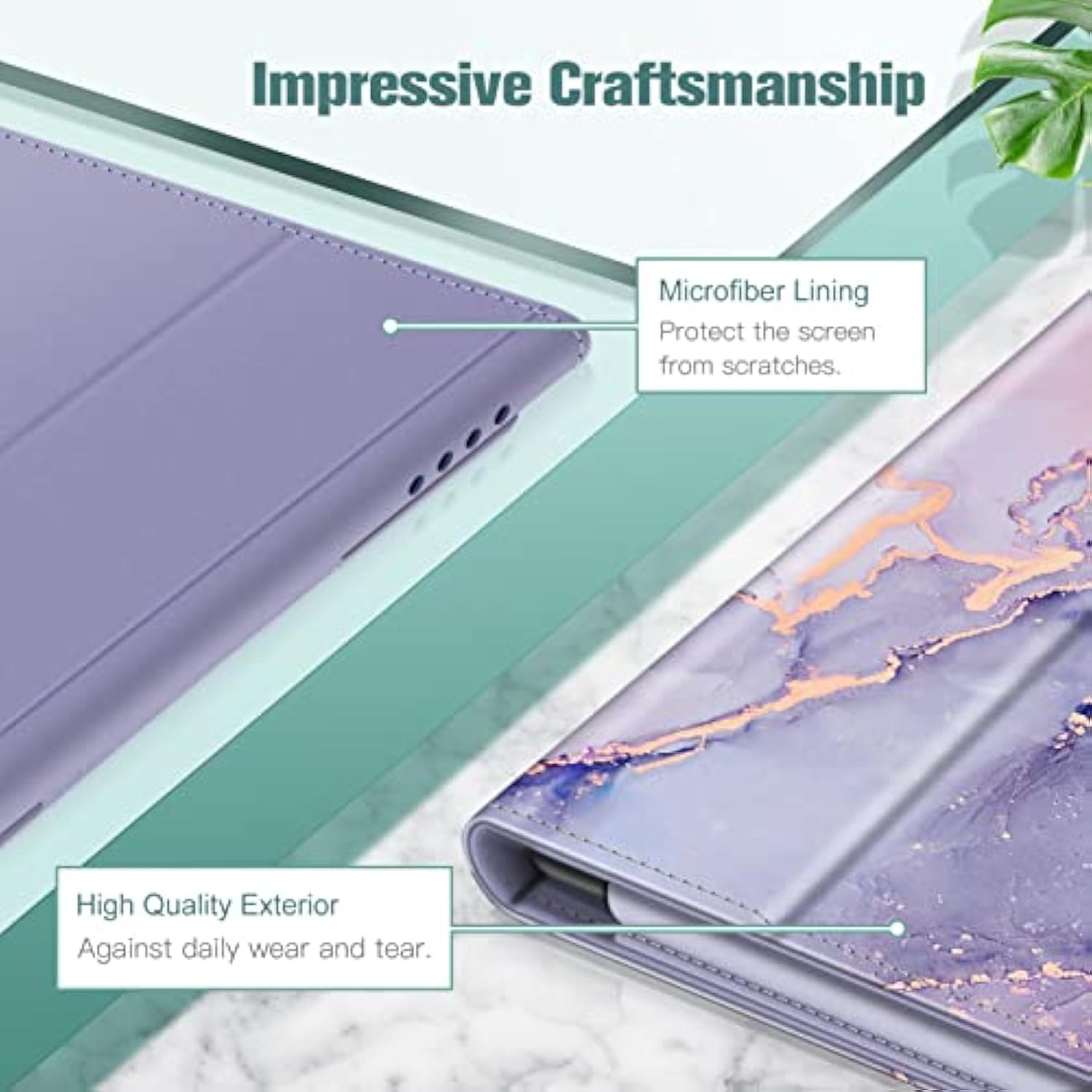 Fintie Folio Case for Amazon Fire HD 8 & Fire HD 8 Plus Tablet (Fits Both 12th