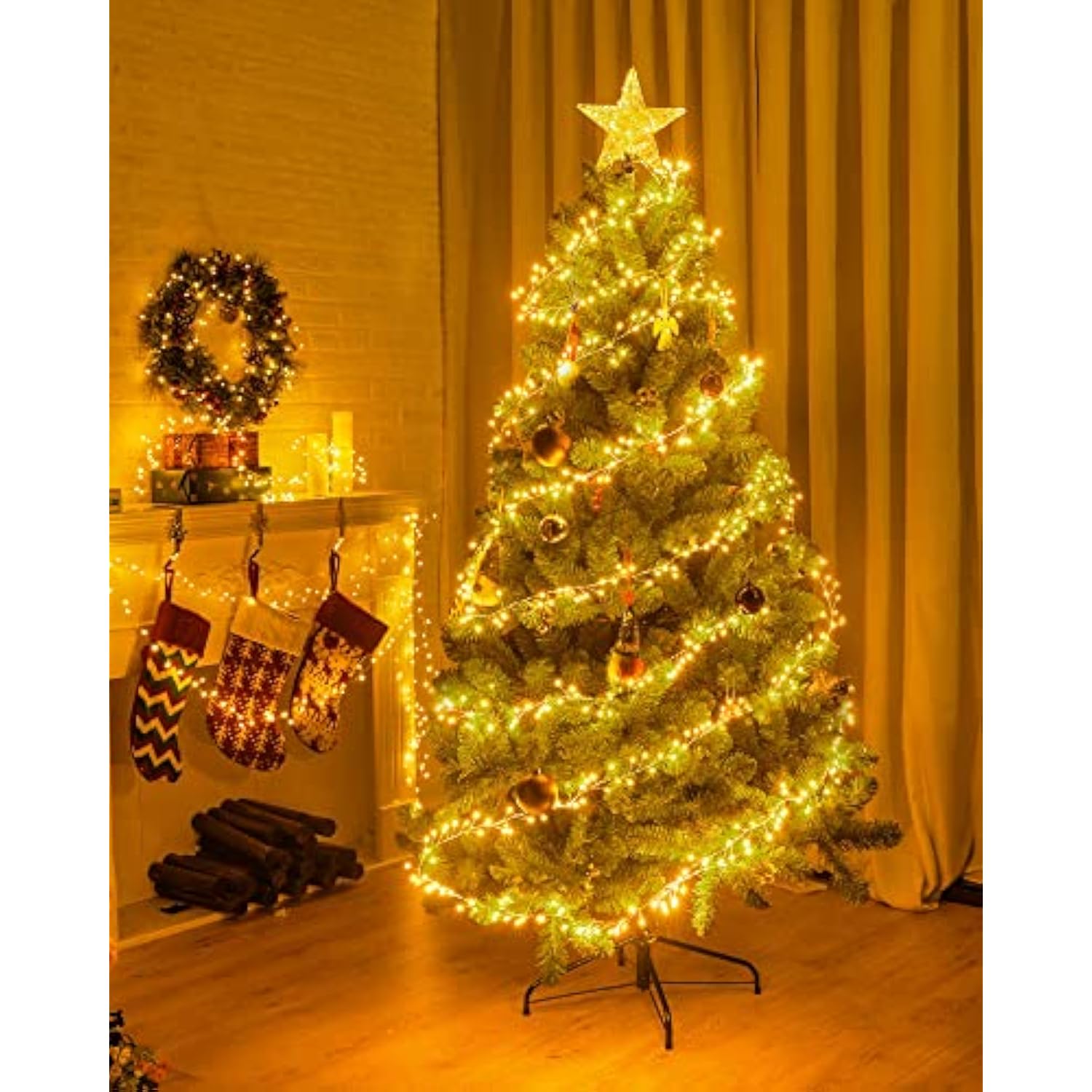 Fairy Lights Battery Operated, 60 Led Fairy String Lights Waterproof Silver Wire 5 Feet Firecracker Starry Light For Diy