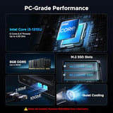 Nas Dxp4800 Pro 4-Bay Desktop Nas, Intel Core I3-1315U 6-Core Cpu, 8Gb Ddr5 Ram, 128G Ssd, 1X 10Gbe, 1X 2.5Gbe, 2X M.2 Nvme Slots, 4K Hdmi, Network Attached Storage (Diskless)