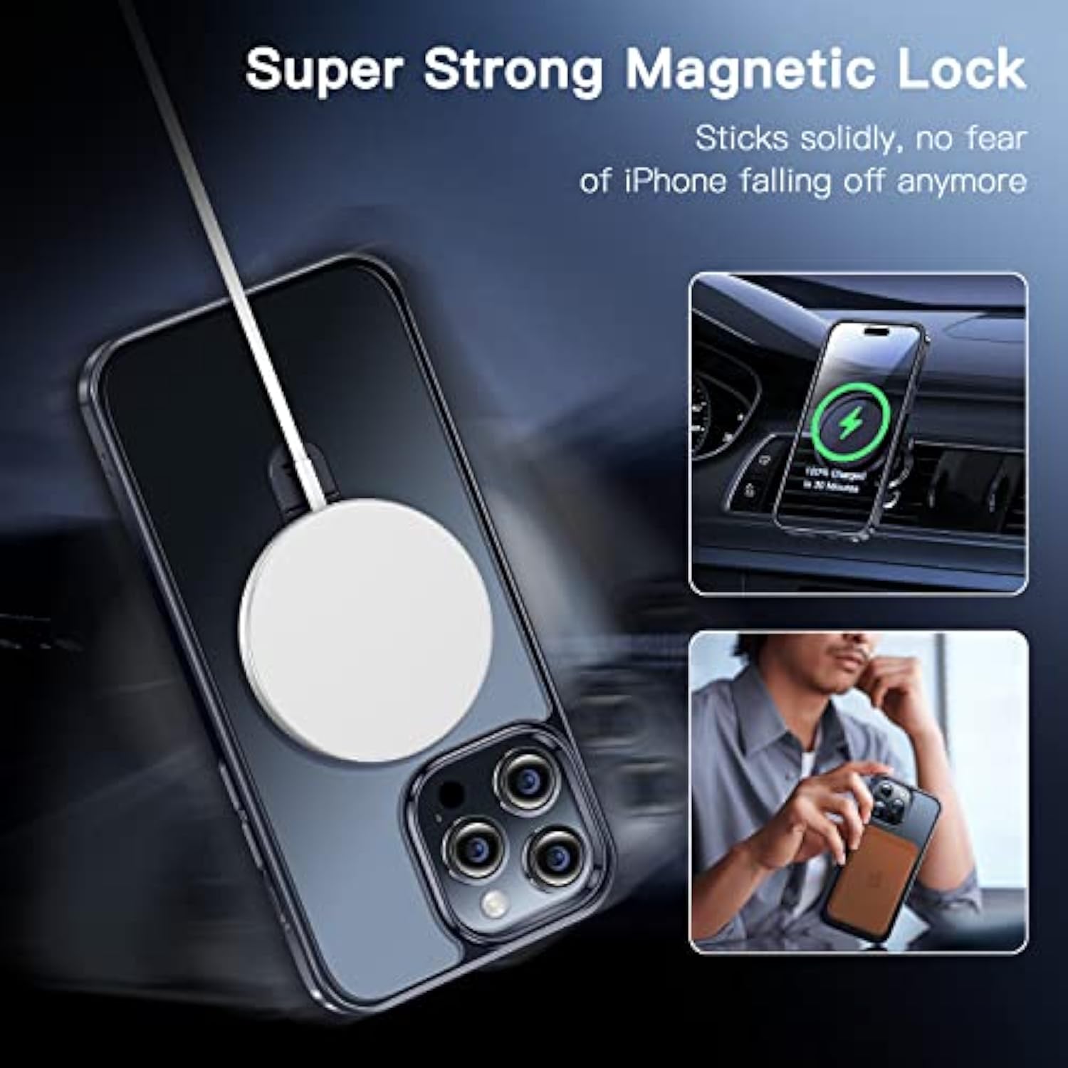 Invisible Stand Magnetic Case for iPhone 14 Pro