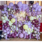 Pastel Purple Latex Party Balloons - 100 Pack 12 Inch Round Helium Lavender Light Purple Lilac Balloons For Wedding Baby Shower Birthday Party Decorations
