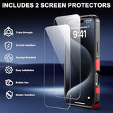 For Iphone 16 Case [Shockproof] [Dropproof] [Heavy Duty Protection] [Pocket-Friendly] Slim & Tough Non-Slip Protective Phone Cover For Iphone16 6.1Inch, Red