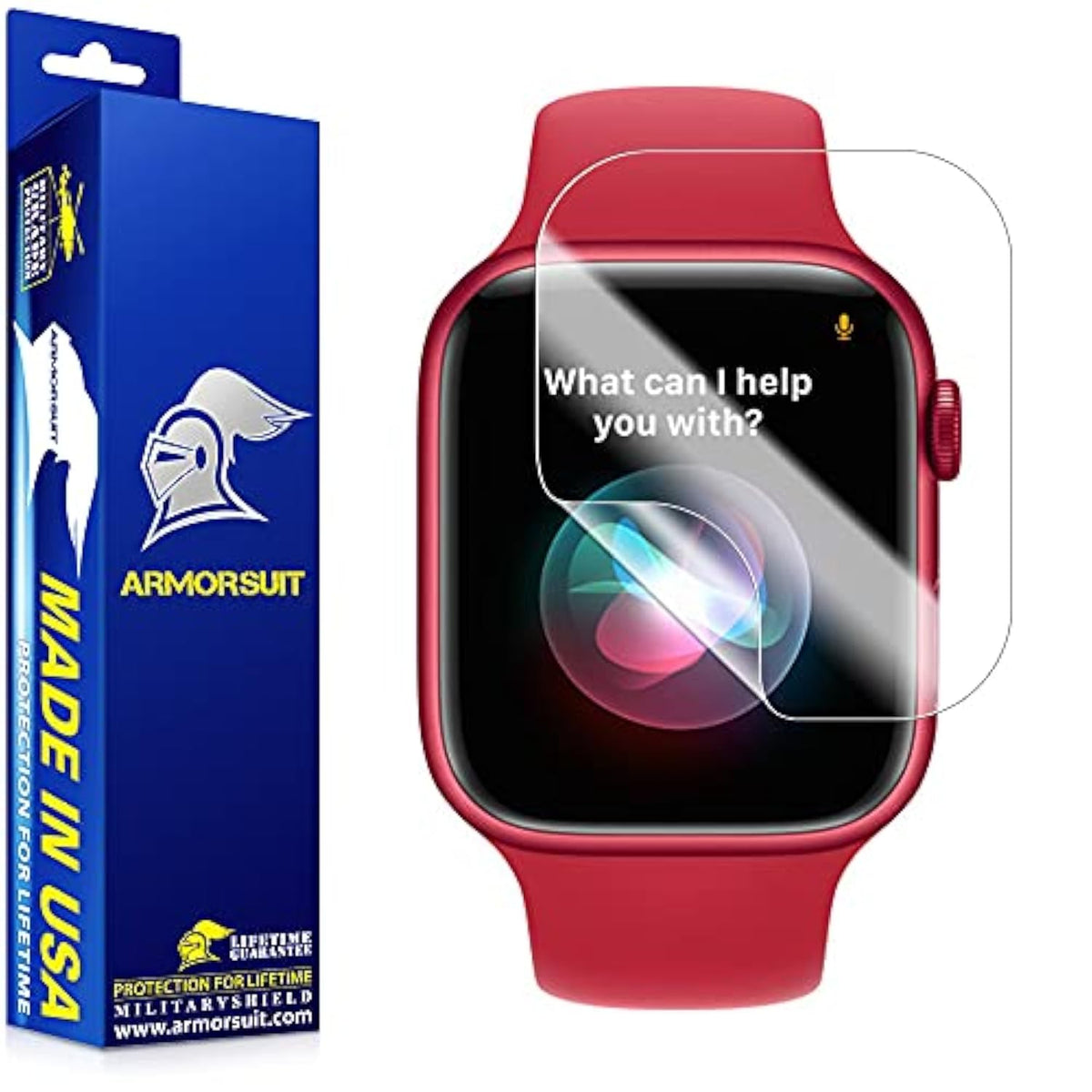 ArmorSuit 8 Pack for Apple Watch 7 41mm Screen Protector MilitaryShield HD Clear Film - Made in USA