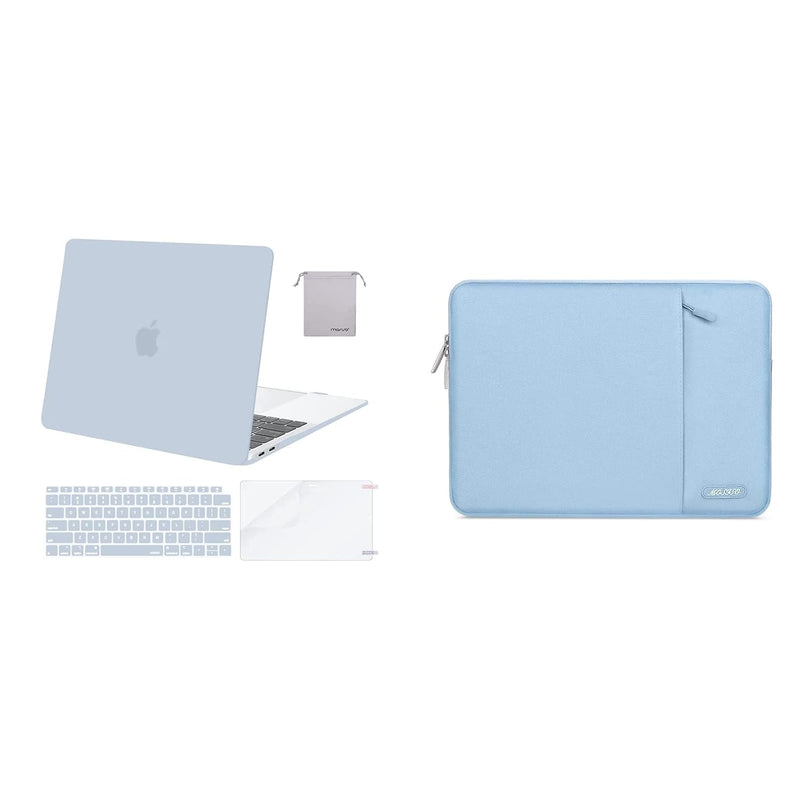 MOSISO Compatible with MacBook Air 13 inch Case 2018-2022 Release A2337 M1 A21