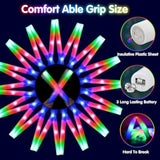 66 Pcs Foam Glow Sticks, Glow In The Dark Party Supplies, Foam Light Up Sticks With 3 Modes Colorful Flashing, Glow Party Supplies, Foam Glow Sticks Bulk For Wedding, Party, Concert, Raves, Birthday
