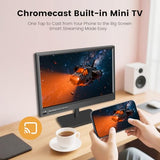 17inch Smart TV,Full HD 1080p LED Flat Screen with ATSC TV,with Built-in HDMI/USB-Suitable for Kitchen Kid's Room Basement or RV Camper