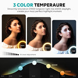 10" Ring Light With Stand 72'' Tall & Phone Holder,38 Color Modes Selfie Light With Tripod Stand,Stepless Dimmable/Speed Led Ring Light For Iphone & Android,Youtube, Makeup,Tik Tok
