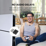 Dg80-Gaming - Usb Bluetooth 5.3 Adapter Dongle For Ps5 & Gaming Consoles, With Aptx-Adaptive & Low Latency, Wireless Audio Transmitter To Bluetooth Headphones & Earbuds