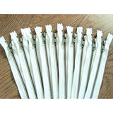 Zippers For Bags Ykk Zips No. 5 Metal 10 Inch Antique Gold White Pack