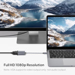 Usb C To Vga Adapter For Macbook Pro/Monitor,Type C (Thunderbolt 3/4) To Vga (15 Pin)Video Cable Converter For Chromebook, Iphone 16 15 Max Plus,Mac Air,Ipad,Imac,Dell Xps,Surface Book,Hp