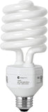 40W T4 Spiral CFL Light Bulb 150W Equivalent 4100K Cool White 2650 Lumens E26 Medium Base