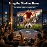 Outdoor Projector Screen With Stand, 120 Inch Portable Movie Screen - 16:9 4K Hd Foldable Anti-Crease Projection Screen With Carry Bag For Movie Nights, Camping And Parties Support Double Sided