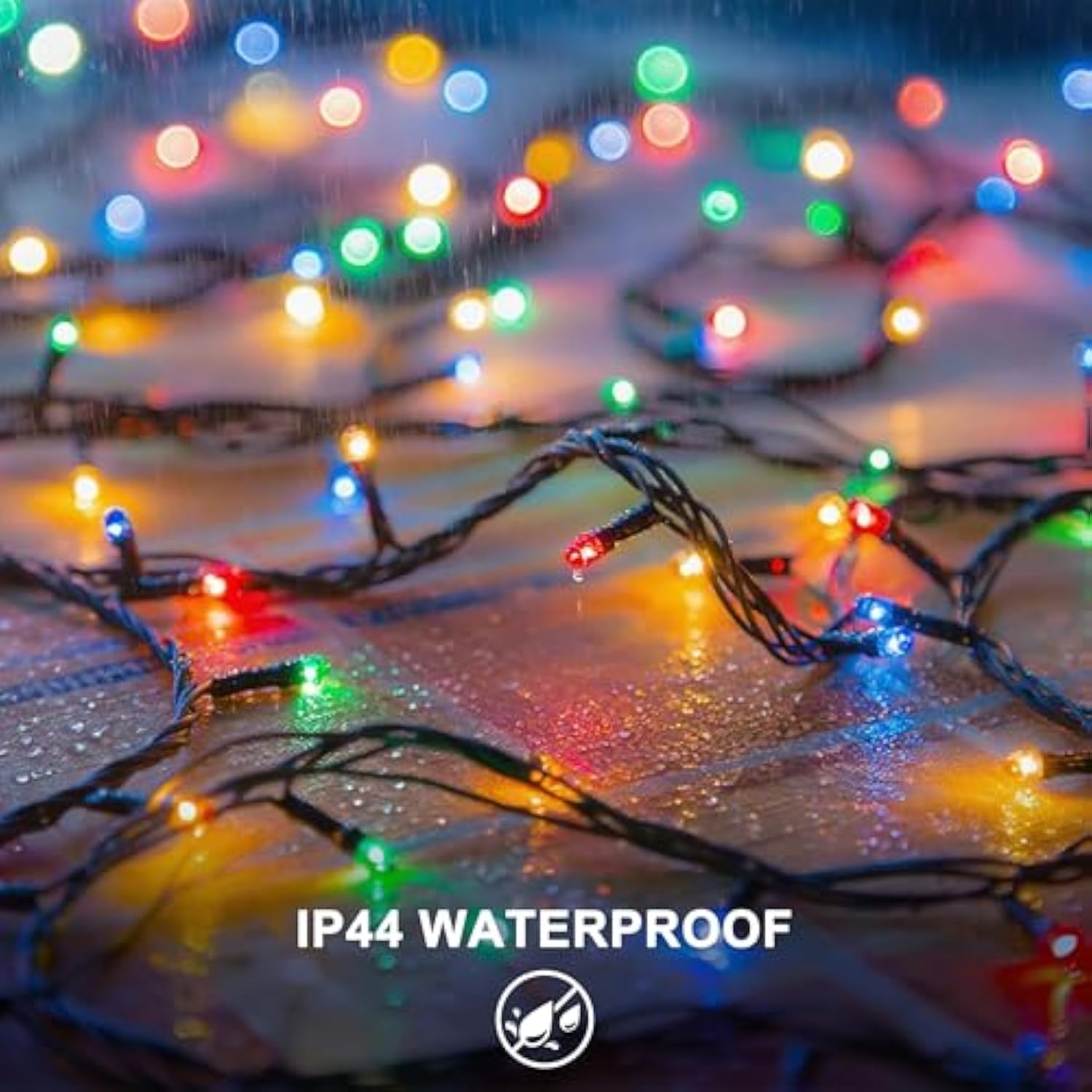 Christmas Light 1000 Leds 336Ft Green Cable Wire Fairy String Tree Twinkle Lights Plug In 12 Modes For Christmas Party,