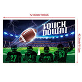 Football Party Decoration Large Fabric Scene Touchdown Photo Booth Backdrop Banner