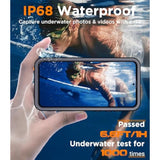 Samsung Galaxy S25 Plus Waterproof Case, Shockproof, Lens & Screen Protector, Black