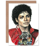 Wayne Maguire Tattooed Thriller Michael Jackson Inked Ikon Sealed Greeting Card Plus Envelope Blank Inside