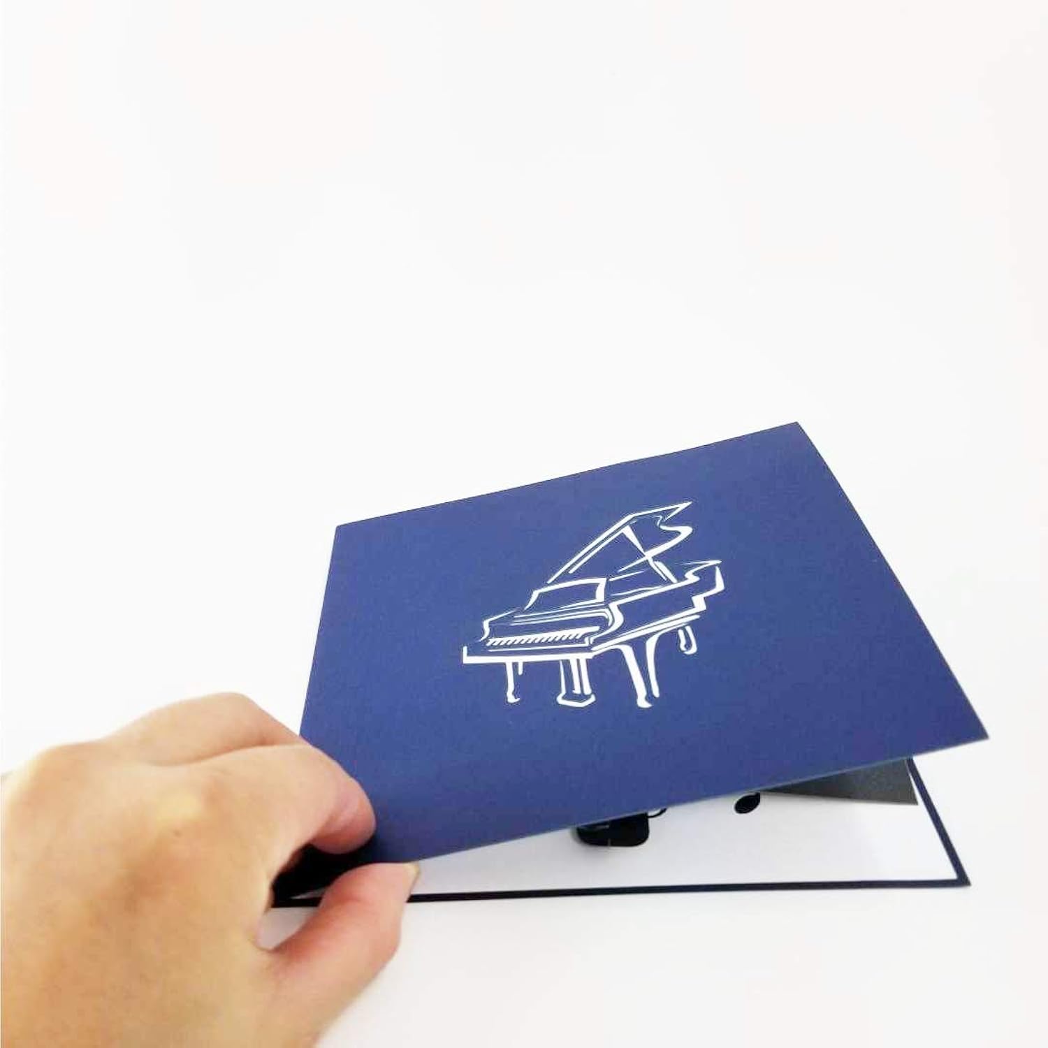 Grand Piano Pop Up Card For All Occasions - Happy Birthday, Graduation, Congratulations, Retirement, Fathers Day, Mothers Day - Musicians, Pianists, Music Lovers|