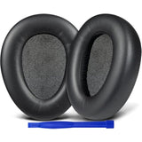 Professional Replacement Ear Pads For Jlab Jbuds Lux Anc Wireless Headphones, Earpads Cushions With Soft Protein Leather, High-Density Noise Isolation Foam - Black