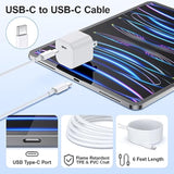 Usb C Charger Block, Usbc Pd Fast Charging Cube C Box Charger Type C Charging Block Wall Plug Adapter & 6Ft Usb C Cable For Iphone 16 15 Pro Max Plus, Ipad Mini6 Air, Samsung Galaxy S24 A16 A15