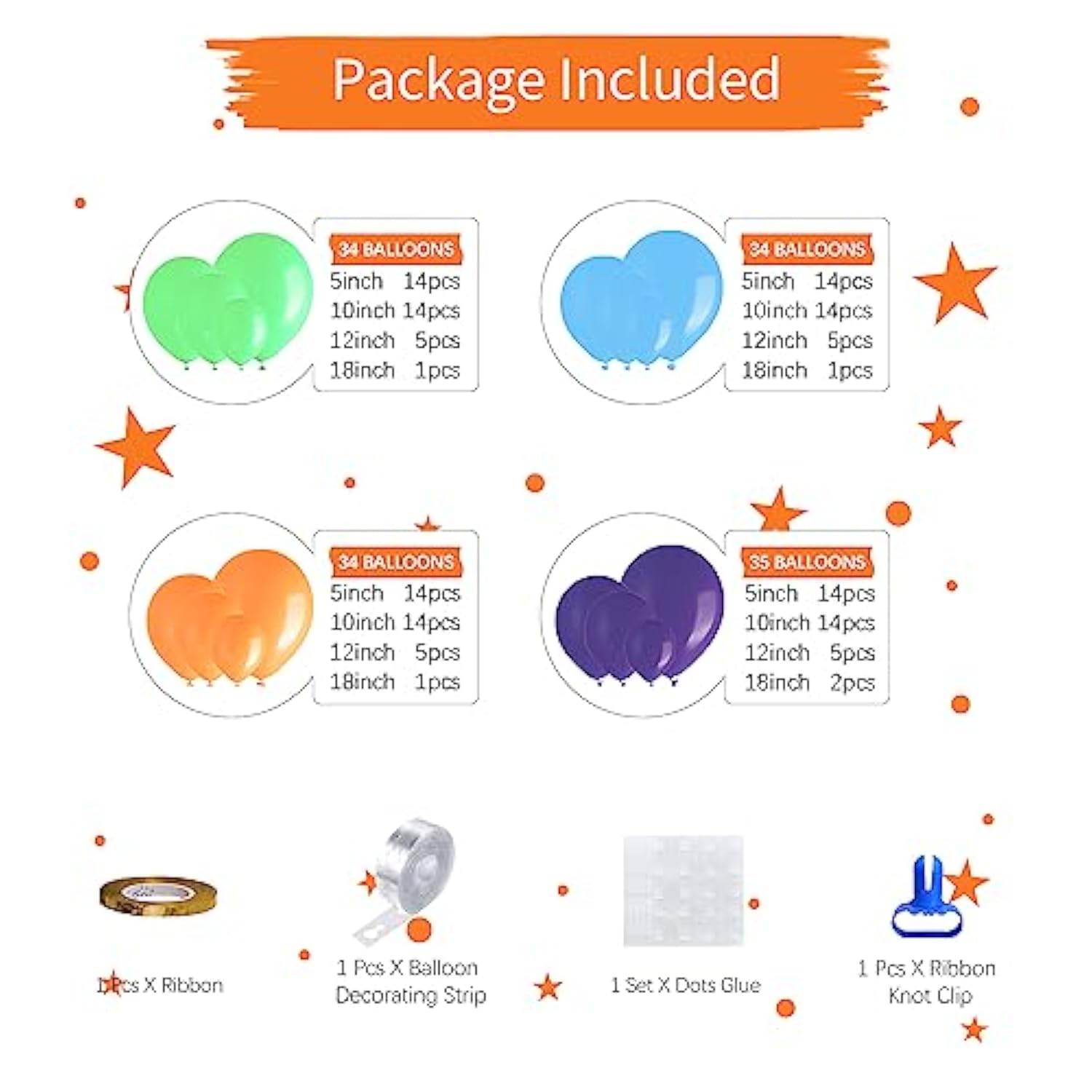 Cartoon Dog Party Supplies - 145 Pcs Cartoon Dog Theme Balloon Garland Arch Kit, Blue Orange Purple Green Latex Balloon Arch For Kids Adventure Dog Birthday Party Supplies Decorations